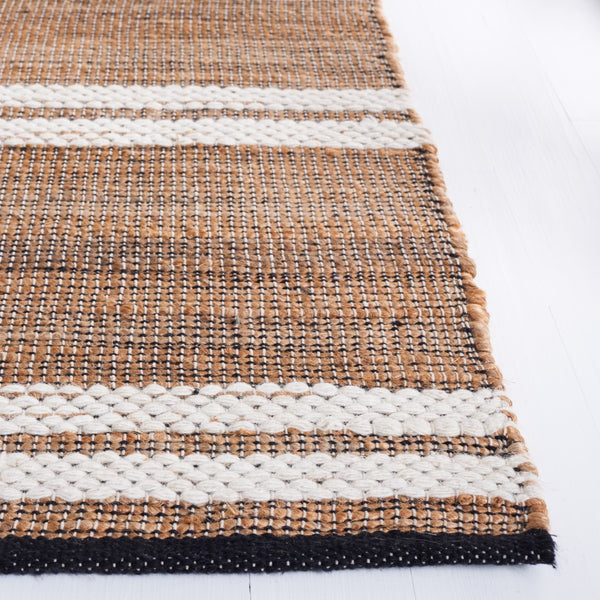 Safavieh Natural Fiber 225 Hand Woven 50% Jute/30% Wool/and 20% Cotton Rug NF225A-8