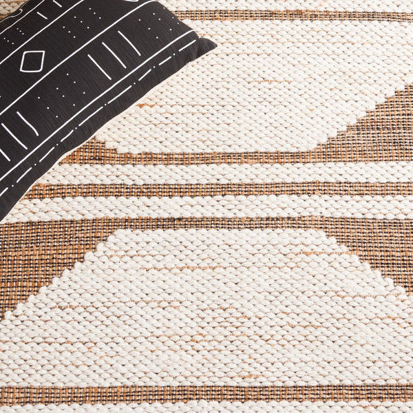 Safavieh Natural Fiber 225 Hand Woven 50% Jute/30% Wool/and 20% Cotton Rug NF225A-8