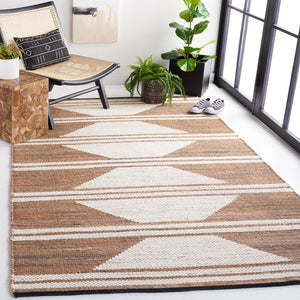 Safavieh Natural Fiber 225 Hand Woven 50% Jute/30% Wool/and 20% Cotton Rug NF225A-8