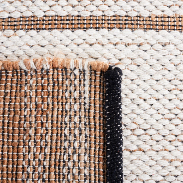 Safavieh Natural Fiber 225 Hand Woven 50% Jute/30% Wool/and 20% Cotton Rug NF225A-8