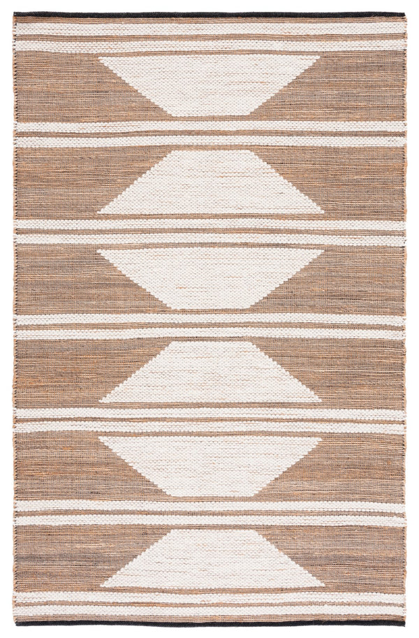 Safavieh Natural Fiber 225 Hand Woven 50% Jute/30% Wool/and 20% Cotton Rug NF225A-8