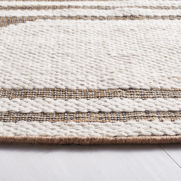 Safavieh Natural Fiber 225 Hand Woven 50% Jute/30% Wool/and 20% Cotton Rug NF225A-8