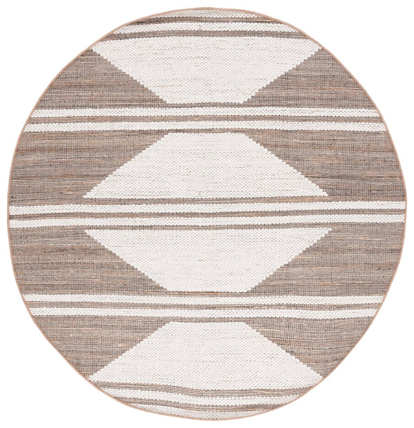 Safavieh Natural Fiber 225 Hand Woven 50% Jute/30% Wool/and 20% Cotton Rug NF225A-8