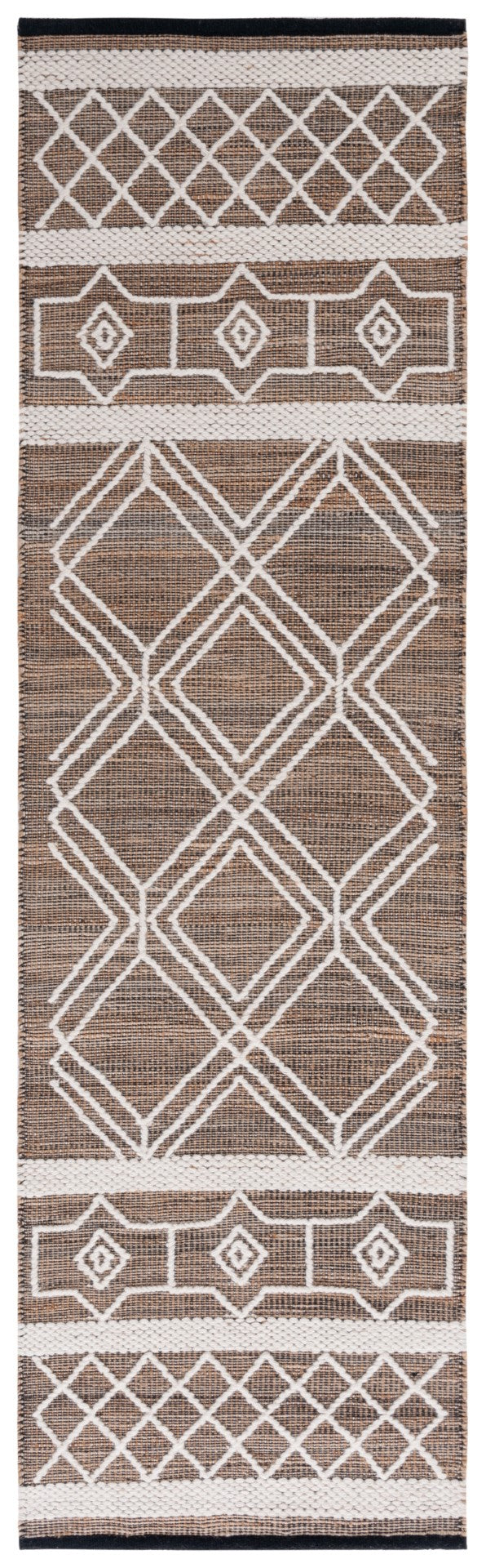 Safavieh Natural Fiber 226 Hand Woven 50% Jute/30% Wool/and 20% Cotton Rug NF226A-8