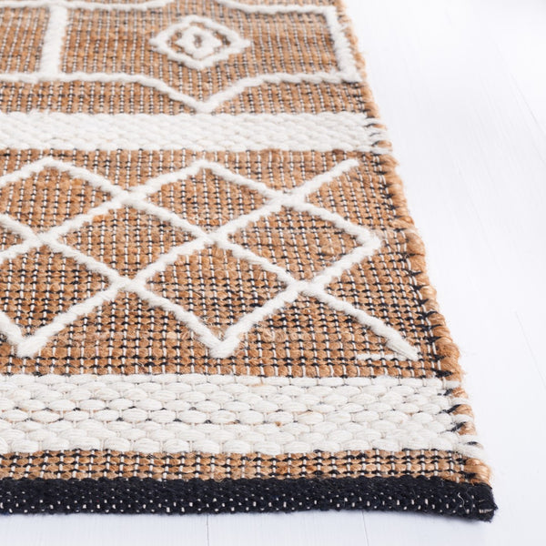 Safavieh Natural Fiber 226 Hand Woven 50% Jute/30% Wool/and 20% Cotton Rug NF226A-8