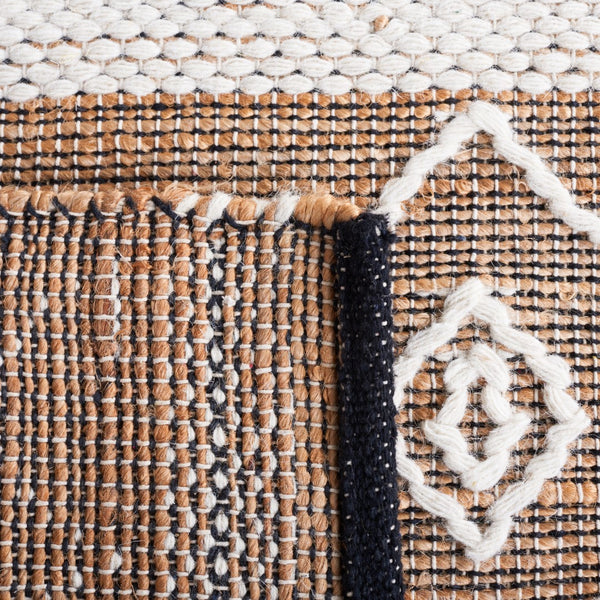 Safavieh Natural Fiber 226 Hand Woven 50% Jute/30% Wool/and 20% Cotton Rug NF226A-8