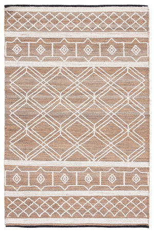 Safavieh Natural Fiber 226 Hand Woven 50% Jute/30% Wool/and 20% Cotton Rug NF226A-8