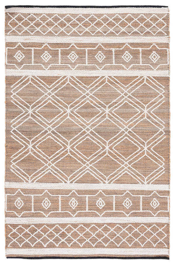 Safavieh Natural Fiber 226 Hand Woven 50% Jute/30% Wool/and 20% Cotton Rug NF226A-8