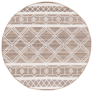 Safavieh Natural Fiber 226 Hand Woven 50% Jute/30% Wool/and 20% Cotton Rug NF226A-8