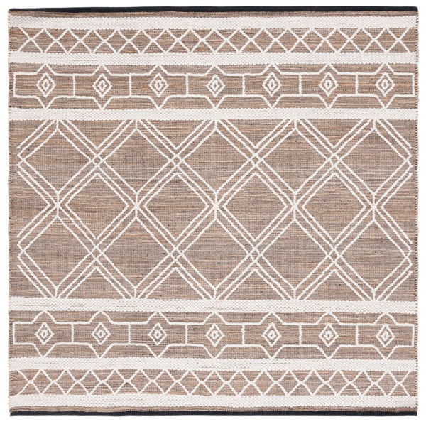 Safavieh Natural Fiber 226 Hand Woven 50% Jute/30% Wool/and 20% Cotton Rug NF226A-8