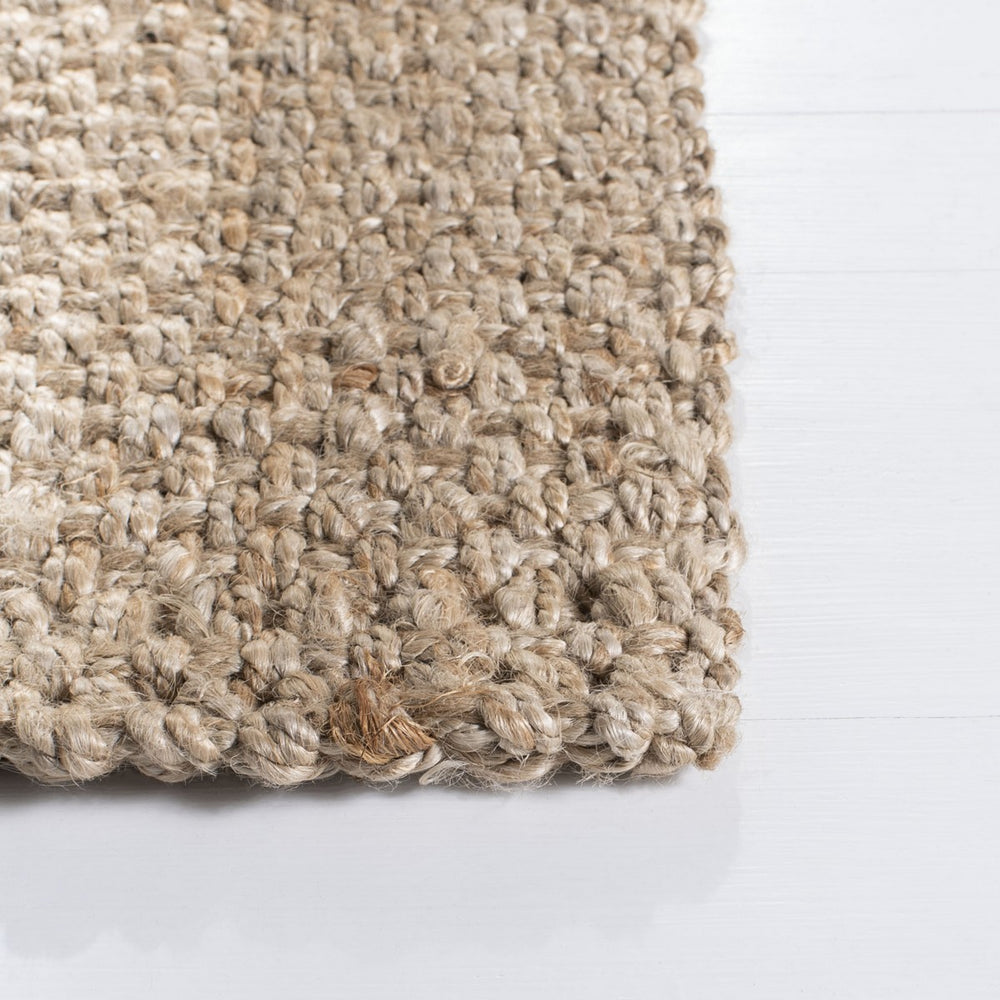 Natural Fiber 267 Contemporary Hand Woven 100% Jute Rug Natural