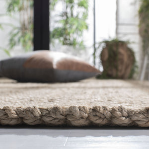 Natural Fiber 267 Contemporary Hand Woven 100% Jute Rug Natural