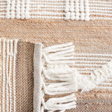 Safavieh Natural Fiber 377 Flat Weave 50% Jute/30% Wool/and 20% Cotton Bohemian Rug NF377A-8