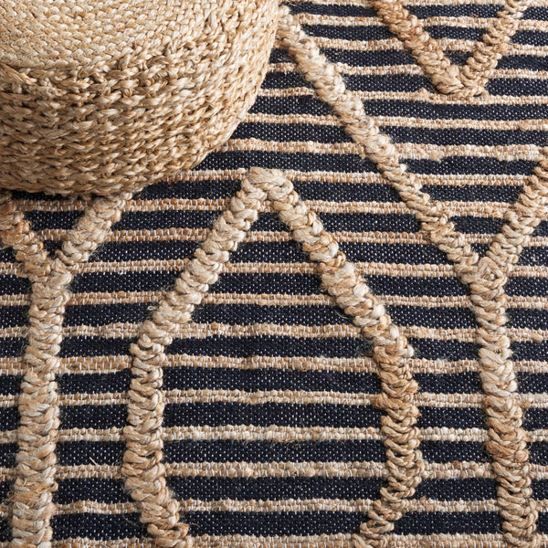 Safavieh Natural Fiber 378 Flat Weave 80% Jute and 20% Cotton Bohemian Rug NF378Z-8