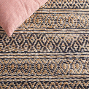 Safavieh Natural Fiber 379 Flat Weave 80% Jute and 20% Cotton Bohemian Rug NF379Z-8