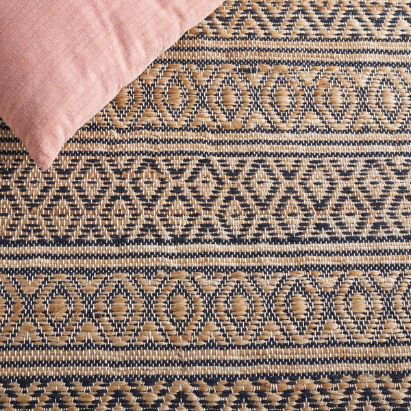 Safavieh Natural Fiber 379 Flat Weave 80% Jute and 20% Cotton Bohemian Rug NF379Z-8