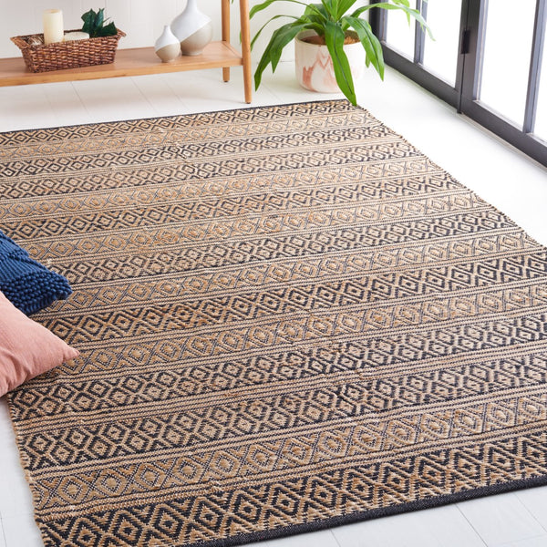 Safavieh Natural Fiber 379 Flat Weave 80% Jute and 20% Cotton Bohemian Rug NF379Z-8