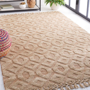 Safavieh Natural Fiber 381 Flat Weave 40% Jute/40% Wool/and 20% Cotton Bohemian Rug NF381A-8