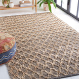 Safavieh Natural Fiber 382 Flat Weave 80% Jute and 20% Cotton Bohemian Rug NF382A-8