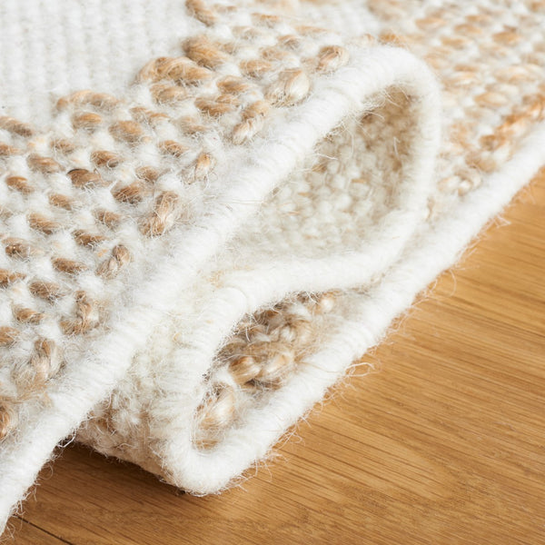 Safavieh Natural Fiber 512 Hand Loomed 65% Jute and 35% Wool Rug NF512A-8