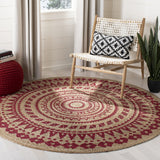 Safavieh Natural Fiber 802 Hand Woven Jute Rug NF802C-5R