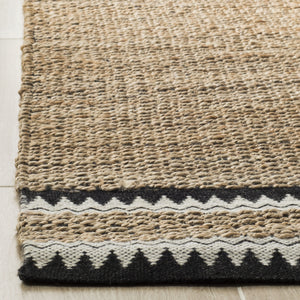 Safavieh Natural Fiber 874  Hand Woven 95 % Jute 5 % Wool Rug NF874B-9SQ
