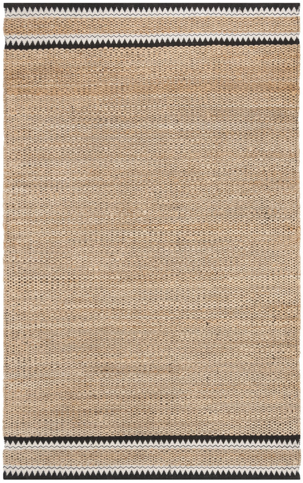 Safavieh Natural Fiber 874  Hand Woven 95 % Jute 5 % Wool Rug NF874B-9SQ