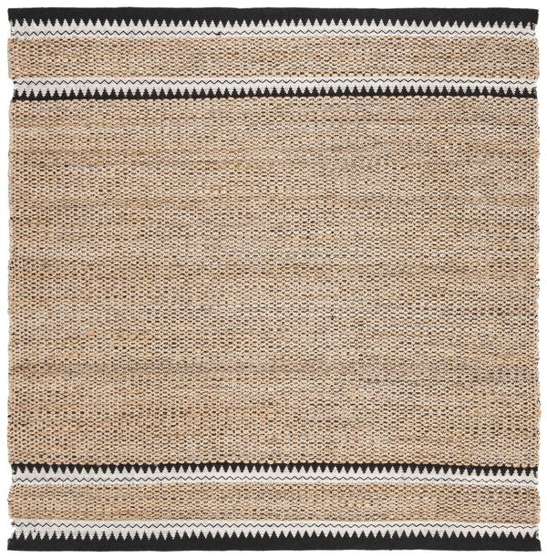 Safavieh Natural Fiber 874  Hand Woven 95 % Jute 5 % Wool Rug NF874B-9SQ