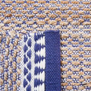 Safavieh Natural Fiber 874  Hand Woven 95 % Jute 5 % Wool Rug NF874N-5