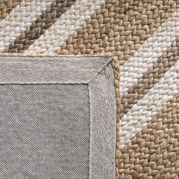 Safavieh Natural Fiber 886 Flat Weave Jute and Cotton with Latex Contemporary Rug NF886A-8