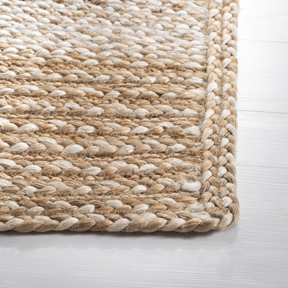 Safavieh Natural Fiber 887 Flat Weave Jute and Cotton with Latex Contemporary Rug NF887A-9