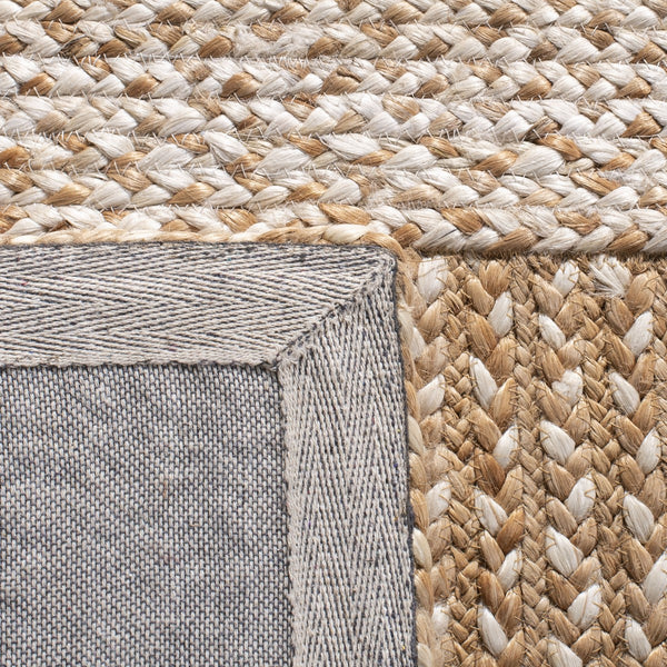Safavieh Natural Fiber 887 Flat Weave Jute and Cotton with Latex Contemporary Rug NF887A-9