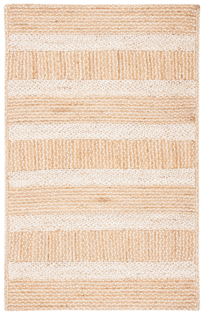 Safavieh Natural Fiber 887 Flat Weave Jute and Cotton with Latex Contemporary Rug NF887A-9