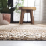 Safavieh Natural Fiber 888 Flat Weave Jute and Cotton with Latex Contemporary Rug NF888A-8