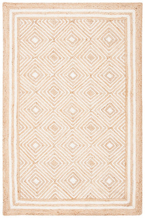 Safavieh Natural Fiber 889 Flat Weave Jute and Cotton with Latex Contemporary Rug NF889A-8