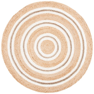 Safavieh Natural Fiber 890 Flat Weave Jute and Cotton with Latex Contemporary Rug NF890A-8