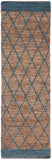 Natural Fiber 951 Hand Loomed 80% Jute, 20% Cotton Natural Fiber Rug