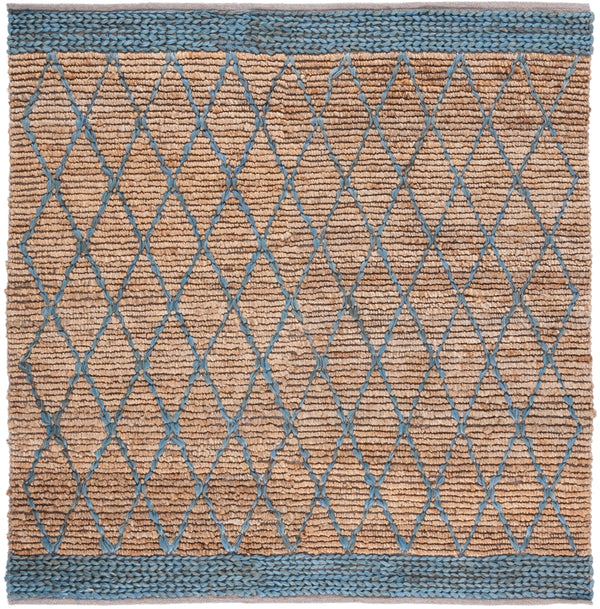 Natural Fiber Hand Loomed Jute and Cotton Rug - Eco-Friendly, Durable, and Stylish Addition for Home