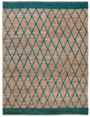 Natural Fiber Hand Loomed Jute and Cotton Rug - Eco-Friendly, Durable, and Stylish Addition for Home