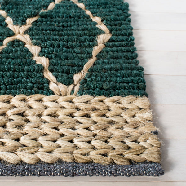 Natural Fiber Hand Loomed Jute and Cotton Rug - Eco-Friendly, Durable, and Stylish Addition for Home