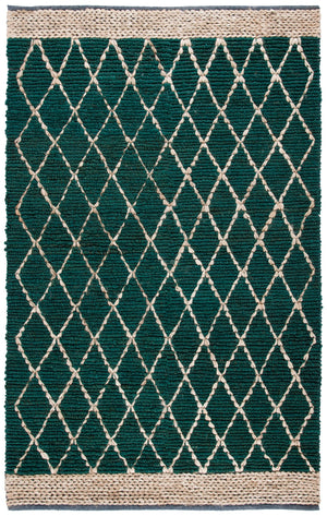 Natural Fiber Hand Loomed Jute and Cotton Rug - Eco-Friendly, Durable, and Stylish Addition for Home
