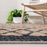 Natural Fiber 951 Hand Loomed 80% Jute, 20% Cotton Natural Fiber Rug Natural / Black 80% Jute, 20% Cotton NF951Z-5