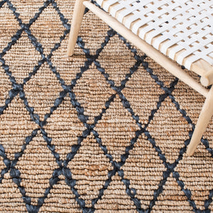 Natural Fiber Hand Loomed Jute and Cotton Rug - Eco-Friendly, Durable, and Stylish Addition for Home