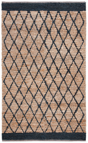 Natural Fiber Hand Loomed Jute and Cotton Rug - Eco-Friendly, Durable, and Stylish Addition for Home