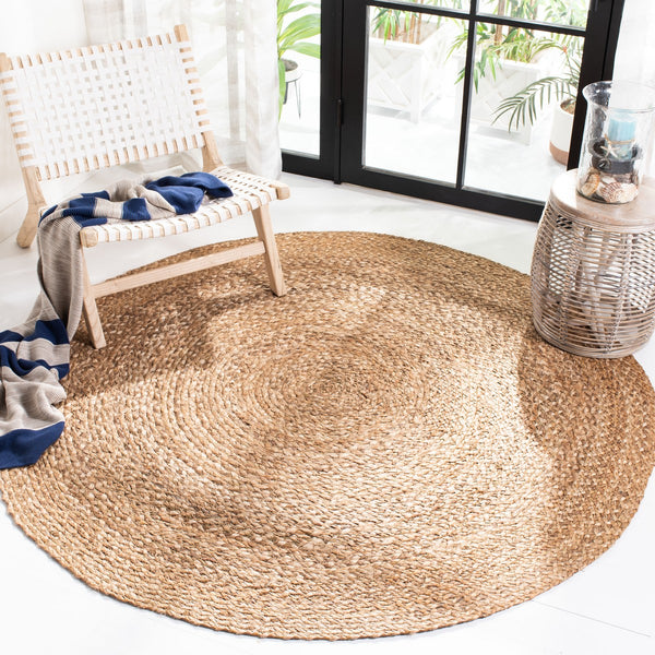 Safavieh Natural Fiber 114 Hand Loomed 60% Jute and 40% Hogla Contemporary Rug NFB114B-9R