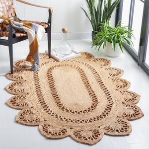 Safavieh Natural Fiber 253 Contemporary Hand Woven 100% Jute Pile Rug NFB253A-4OV