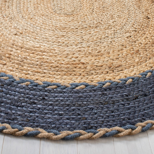 Safavieh Natural Fiber 261 Hand Loomed 90% Jute and 10% Cotton Contemporary Rug NFB261N-7OV