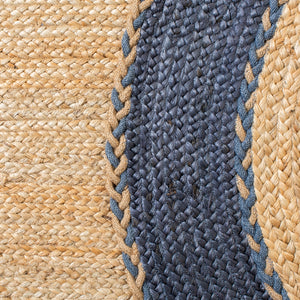 Safavieh Natural Fiber 261 Contemporary Hand Loomed 90% Jute, 10% Cotton Rug NFB261N-4OV