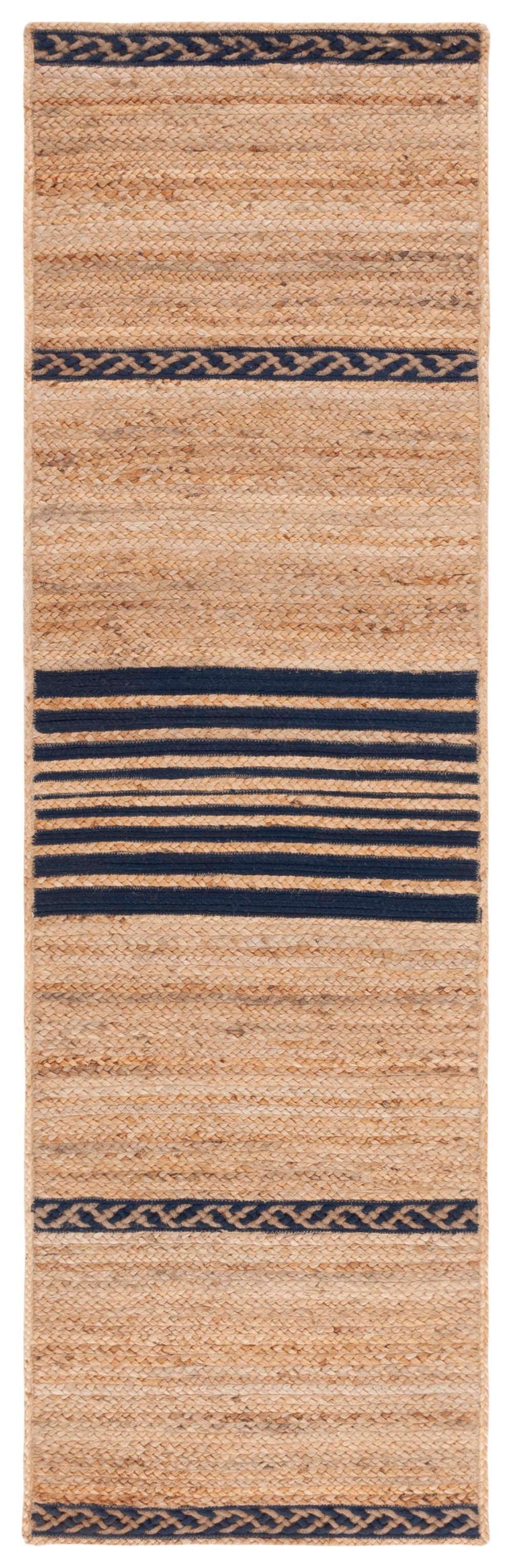 Safavieh Natural Fiber 262 Hand Loomed 90% Jute and 10% Cotton Contemporary Rug NFB262N-3