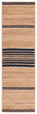 Natural Fiber 262 Hand Loomed 90% Jute and 10% Cotton Contemporary Rug